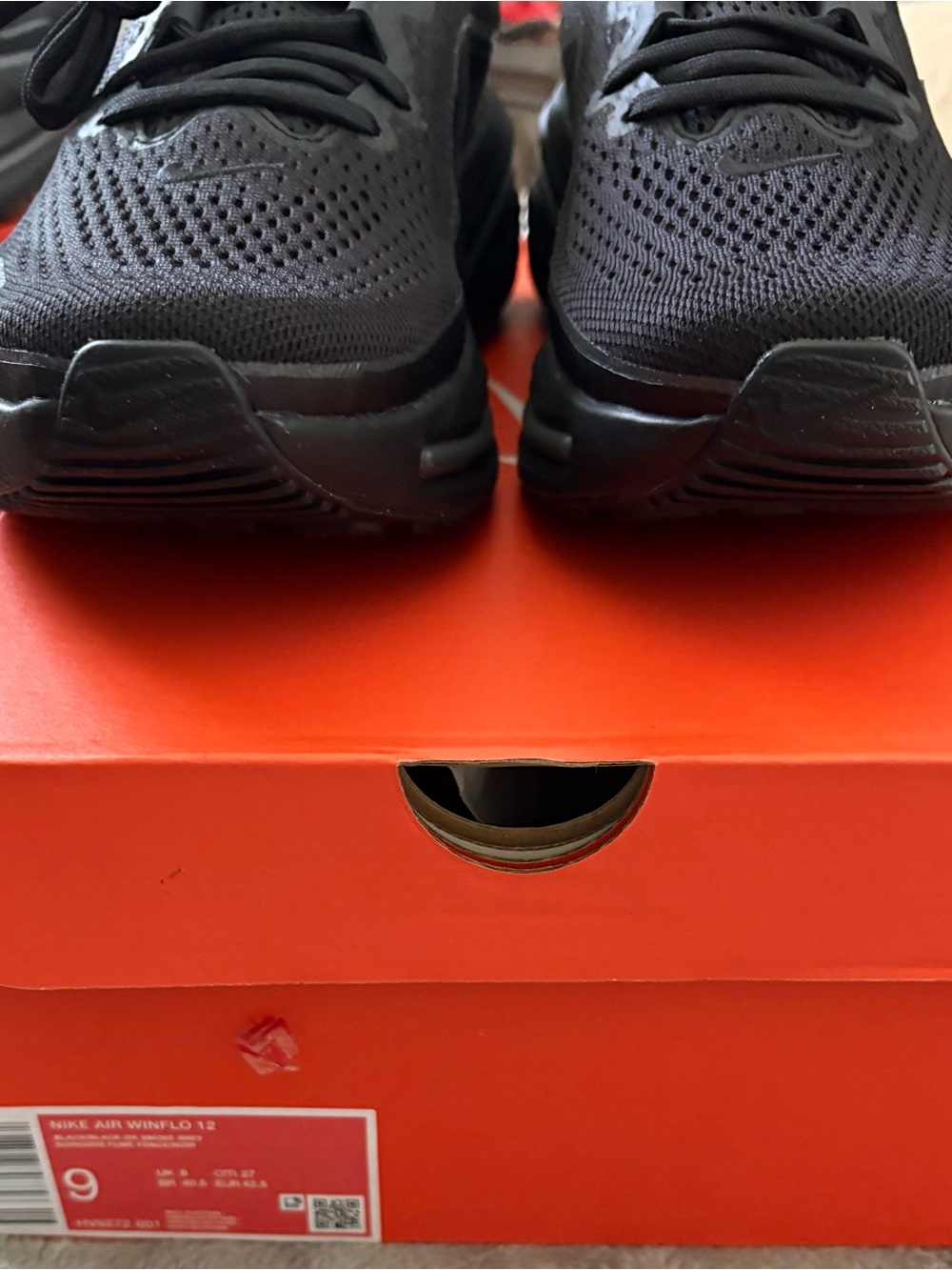 Nike Black Mesh Running Sneakers - Men's